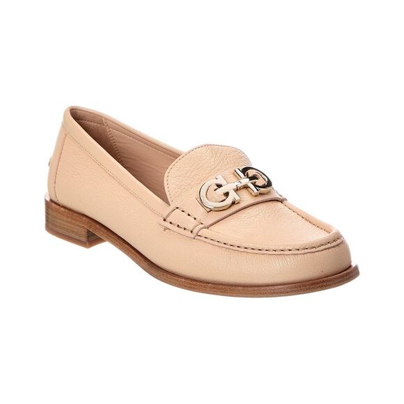 Ferragamo Shoes - Ferragamo Ofelia Leather Loafer, Pink